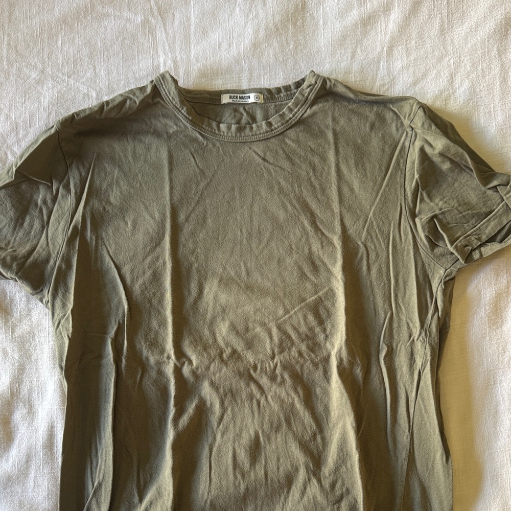 Buck Mason Olive Short Sleeve Tee